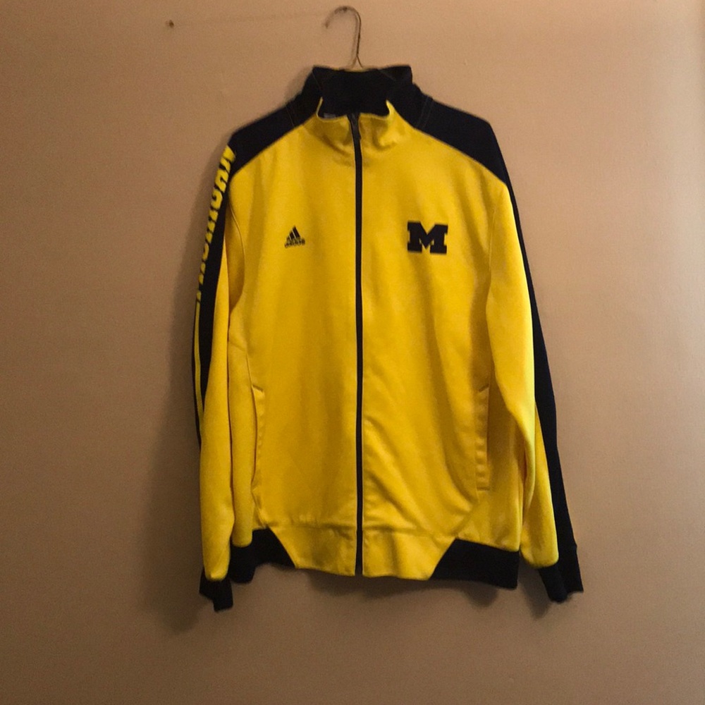Michigan Adidas Zip Up